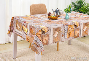 <span class=keywords><strong>Nappe</strong></span> de table décorative pour la maison, à carreaux gris avec motif de cœur - Product Image 5