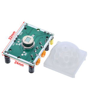 HC-SR501 điều chỉnh <span class=keywords><strong>IR</strong></span> pyroelectric hồng ngoại PIR cảm biến chuyển động dò Mô-đun cảm biến chuyển động dò mô-đun HC SR501 - Product Image 5