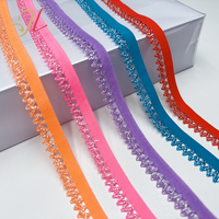 Bandes élastiques en nylon avec bordure en dentelle, élastique picot pour la couture DIY de soutiens-gorge, de sous-vêtements et de lingerie