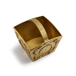 Adornos Personalizados de Estilo Chino de Alta Calidad, Cesta de la Fortuna de Latón Metálico - Product Image 6