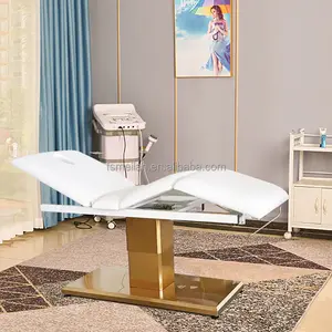 Fábrica atacado luxo salão mobiliário equipamento elétrico beleza spa facia cama mesa massagem cama chicote