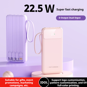 Banco de Energía de Carga Rápida de 22.5W, <span class=keywords><strong>10000mAh</strong></span>, Banco de Energía para Teléfono, 20000mah, Carga Rápida, Pantalla LED, Banco de Energía Portátil, Regalo - Product Image 3