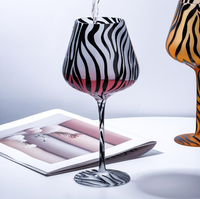 Tasses à café en cristal à motif de fleurs séchées peintes, 620 ml, anti-fuite, personnalisables, givrées, à double paroi et forme bombée