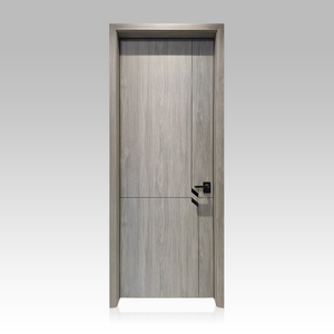 ชุดประตูสวิงไม้เนื้อแข็งภายใน PVC กันน้ำดีไซน์ร่วมสมัยปรับขนาดและสีได้ - Product Image 2
