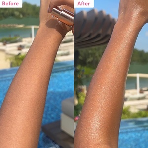 زيت تسمير الجسم المتلألئ والمضيء بمضادات الأكسدة OEM - ملمع خفيف للبشرة بمعادن لؤلؤية، زيت جسم طبيعي لامع - Product Image 4