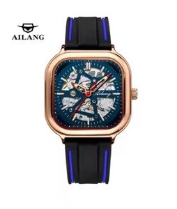 Montre mécanique automatique squelette AILANG pour homme, double face, lumineuse, étanche 3 ATM, montre-bracelet de sport - Product Image 1