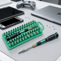 Gebrochener Bildschirm: Kein Problem - SD-9828 58-teiliges Werkzeugset Enthält Alle Bits für iPhone, Samsung & Android Handy-Reparatur