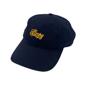 Neuer Stil 6-Panel Marineblau Baumwoll-Twill Freizeit-Sportmütze mit individueller Goldketten-Buchstabenstickerei Dad Cap Gorras - Product Image 2