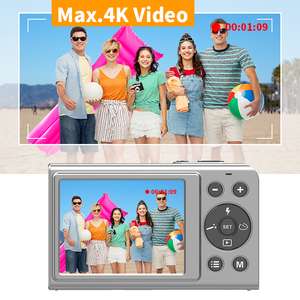 Thiết kế mới bán buôn Retro túi màu hồng 2.8 inch IPS màn hình LCD tự động lấy nét 4K Video máy ảnh kỹ thuật số cho nhiếp ảnh - Product Image 3