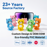 Figur Aksi Anime Kucing Kitty Kustomisasi, Promo Panas, Dilengkapi Suction Cup, Mainan Mini Figure, Pra-penjualan
