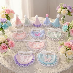 وشاح رقبة قابل للتعديل للكلاب والقطط بالجملة، باندانا مطرزة بلون واحد، إكسسوار صيفي - Product Image 2