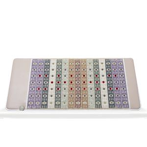 70 * من حجر الجمشت الكريستالي العقيق الأبيض 7 ألوان من اليشم وسادة تدليك فاخرة للعلاج الطبيعي - Product Image 1