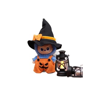 <b>Mini</b> Labubu Doll Clothing Halloween Costume 10cm Overalls Two Piece Set Unisex Youth Dress Accessory - Product Image 5