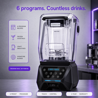 Licuadora Profesional MIXTEC con Aislamiento Acústico, Control Digital de 14 Velocidades, Ideal para Restaurantes, Hoteles y Cocinas Comerciales