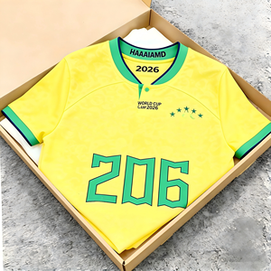 Maillot de football thaïlandais en gros version Coupe du Monde 2026, maillot de football personnalisé pour club, maillot domicile d'équipe, taille DIY S-5XL - Product Image 1