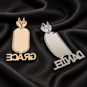 Pendentif élégant en argent plaqué or avec moissanite sertie griffe, style hip-hop, bijou de mode glacé, breloque de déclaration haut de gamme, style designer - Product Image 3