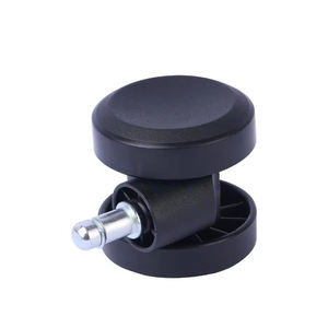 Roulettes réglables en nylon PA6 50-100 mm, charge 30-35 kg, pour chaise de bureau moderne, roues de chaise d'école, roue double de 2,5 pouces, pivotant à 360 degrés - Product Image 1