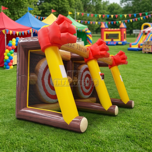 Juego Inflable de Lanzamiento de Hacha de PVC Comercial con Certificación CE, Directo de Fábrica, para Parques de Diversiones, Escuelas, Carnavales, Fiestas y <span class=keywords><strong>Alquiler</strong></span> - Product Image 3