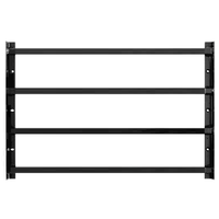 Barres de fenêtre extensibles 3 4 5 6 barres carrées, tube prégalvanisé, surface avec revêtement en poudre, taille personnalisée, noir blanc, clôture de sécurité