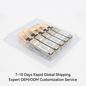 Professional 400G QSFP112 SR4 850nm 100m Multi-mode Fiber Optical Transceiver Compatible with AI GPU Cluster <b>Switch</b> - Product Image 4