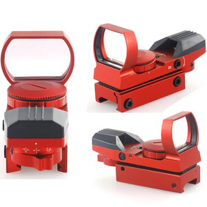 Mira holográfica de metal HD101 para caza con punto rojo y 4 retículas, color rojo - Product Image 1