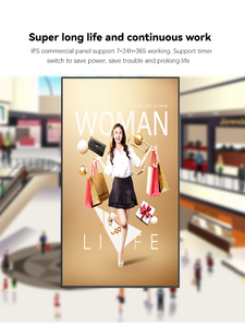 Personnalisé 32 43 49 55 pouces vidéo numérique TV mural Lcd 1920*1080 panneau d'affichage intérieur AD écran de lecture HD Totem - Product Image 3