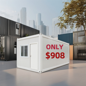 Maison conteneur en acier à un étage OEM, garage préfabriqué de premier ordre pour usage australien/américain, idéal pour chambre d'hôtel - Product Image 3