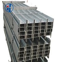Poutre en H en acier préfabriqué Q235B galvanisé laminé à chaud pour la construction d'entrepôts, découpe, soudage, pliage