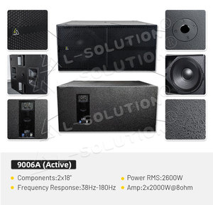 Lsolution V218lat Mạnh Mẽ Hoạt Động Kép 18 Inch Loa Siêu Trầm Loa Mạnh Mẽ 2600W Neodymium Bass Loa Siêu Trầm Cho Ngoài Trời - Product Image 6