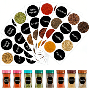 Waterproof <strong>Spice</strong> <strong>Label</strong> and Pantry <strong>Label</strong> Set Herbs Names Water Resistant Custom <strong>Spice</strong> Jar Sticker for <strong>Spice</strong> Organization - Product Image 6