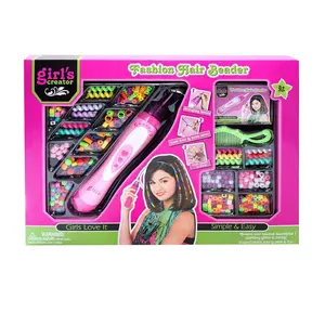 Hot selling hair braiding toys Girls toy tool diy kid play set with low price