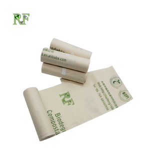 En13432 Compostable Full Biodegradable kitchen bag bin liners for waste