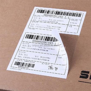 Papier thermique sensible à la chaleur brillant imperméable 4 x 6 Étiquettes thermiques directes pour codes-barres Étiquette d'expédition autocollante perforée 500 - Product Image 6