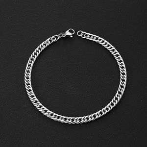 Bracelet Minimaliste en Acier Inoxydable pour Homme, Chaîne Cubaine Tendance et Inaltérable, Vente en Gros Disponible - Product Image 6
