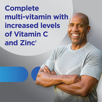 Multivitamines Argentées pour Hommes 50+ Vitamines B Zinc Vitamine D3 - 200 Comprimés pour la Mémoire et la Cognition pour Adultes, Enfants et Amis