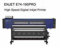 Imprimante à sublimation haute vitesse 1,9 m avec 4 têtes Epson I3200, machine d'impression textile numérique industrielle 180 m²/h E74-190PRO