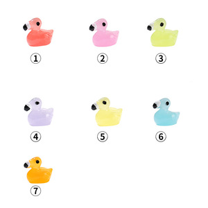 Glow In The Dark Duck Resin Ornaments Miniature Luminous Animal Decor For Pet Accessories And Home Decoration - Product Image 5
