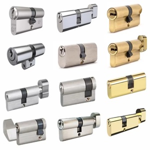 Jixin Keyless Brass Lỗ mộng cửa khóa xi lanh chống phá vỡ an ninh cao keyed với 60 mét Backset phòng cháy - Product Image 5