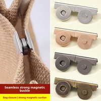 Kancing Magnetik Tanpa Jahit, Penjepit Logam Kuat, Kancing Jepret Tanpa Jahit untuk Tas Tangan, Dompet, Pakaian, Aksesoris DIY