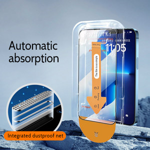 Protector de Pantalla de Vidrio Templado de Alta Calidad HD de 0.18 mm para S23 Ultra con Orificio, Pegamento Completo, Compatible con Desbloqueo de Huella Dactilar - Product Image 6