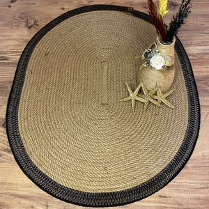 高品质家居手工制作风格厨房客厅脚布棉绳地垫入口绳地毯 - Product Image 5