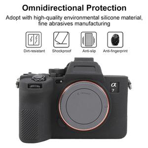 Vente chaude pour <span class=keywords><strong>Sony</strong></span> <span class=keywords><strong>Alpha</strong></span> 7 <span class=keywords><strong>V</strong></span> / ILCE-7M5 Étui de protection en silicone souple à texture de litchi - Product Image 4