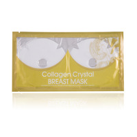 Patch thoracique au collagène en cristal d'or 24 carats masque de poitrine raffermissant pour femmes