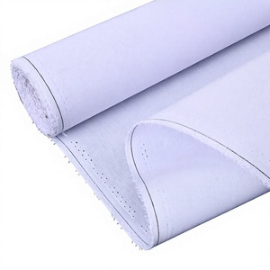 Tela entretela de sarga transpirable de peso medio, fusible y tejida, al por mayor de fábrica, para trajes, sombreros y prendas de vestir - Product Image 1