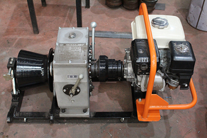 Treuil à câble à moteur diesel de <span class=keywords><strong>3</strong></span> tonnes, treuil à tambour unique, treuil à câble pour tirer des câbles - Product Image 3