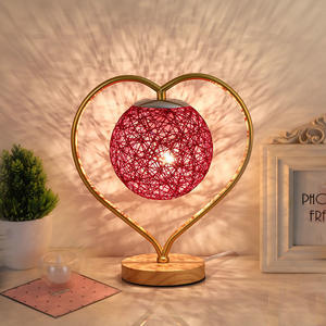 Wedding <b>Table</b> Lamp Instagram-Worthy Heart-Shape <b>Nordic</b> Design Romantic Trendy <b>Bedside</b> Night Light for Bedroom for Breastfeeding - Product Image 2