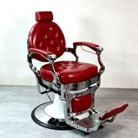 Mobilier de salon moderne, équipement de coiffure rétro, mobilier de salon de coiffure vintage, chaise de barbier vintage