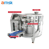 Machine d'emballage entièrement automatique pour sachets préformés, avec pompe de scellage, pesage et remplissage pour Doypack, sachets plats à fermeture éclair, granulés, liquides et pâtes