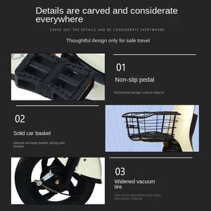Batería de Plomo-Ácido y Litio de Alta Calidad CKD 48V 60V para Bicicletas Eléctricas y Scooters de Largo Alcance, Scooter Eléctrico Urbano Bigbear de Fábrica - Product Image 3