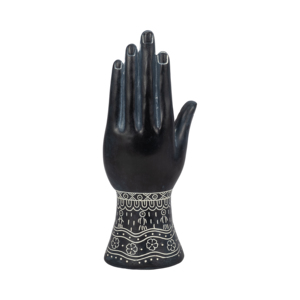 Statuetta in Resina a Forma di Mano con Tatuaggi, Simboli Artistici per Decorazione Casa, Ufficio, Bagno, Soggiorno, Esposizione su Scaffale - Product Image 4